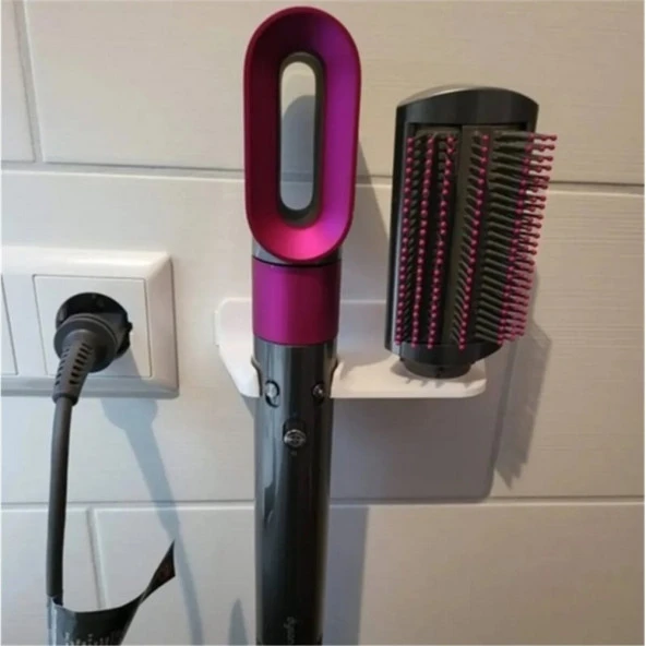 Dyson Airwrap Tutucu Duvar Montaj Aparat Beyaz - 2