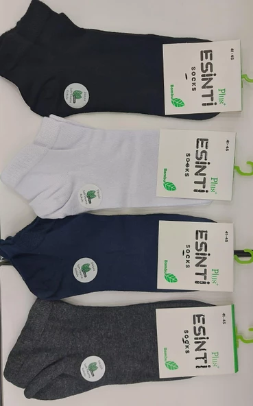 ESİNTİ ERKEK BAMBU PATİK ÇORAP 12 ADET - 2