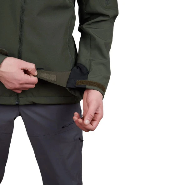 Alpinist Peak Softshell Erkek Outdoor Mont Haki (500401) - 7