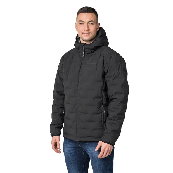 Hannah Zazu Erkek Kaz Tüyü Mont Graphite - Resim 5