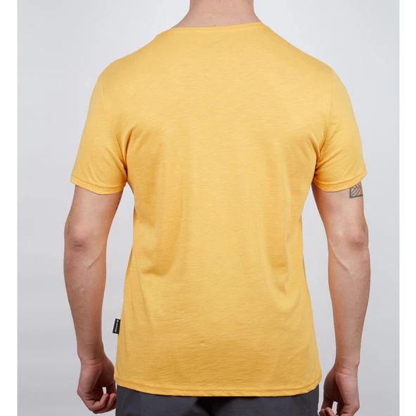 Alpinist Basic Erkek Pamuklu T-Shirt Hardal (600400) - Resim 3