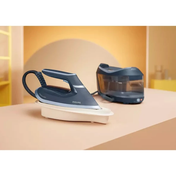 Philips 8 BAR 550gr buhar basınçlı Steam Glide Advanced 2400W Kazanlı Ütü + Tüy - Tiftik Makinesi Hediye ürün görseli 1