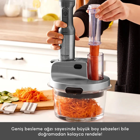 Karaca 2500W Yüksek Güç 4 Kanatlı Bıçaklar Buz Kırma Premium Tasarım Cam Mutfak Robotu & Blender - 6