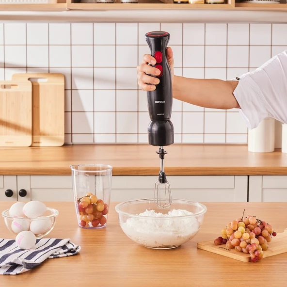 Karaca Turbo fonksiyon-Çift taraflı paslanmaz çelik bıçak 1,5 L Pro-Multimax 2000W Mutfak Robotu - 8