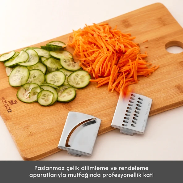 Karaca 2500W Yüksek Güç 4 Kanatlı Bıçaklar Buz Kırma Premium Tasarım Cam Mutfak Robotu & Blender - 9