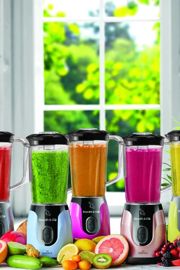 Karaca Blendfit Go Antrasit Smoothie Blender