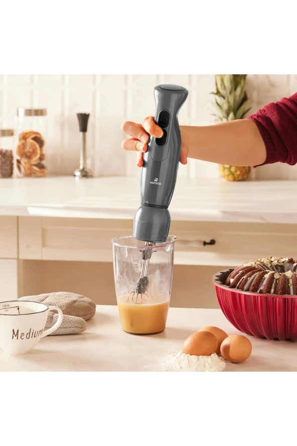 Karaca 2000W Turbo fonksiyon-Çift taraflı Paslanmaz Çelik bıçak Buz Kırma Blender Seti - 2