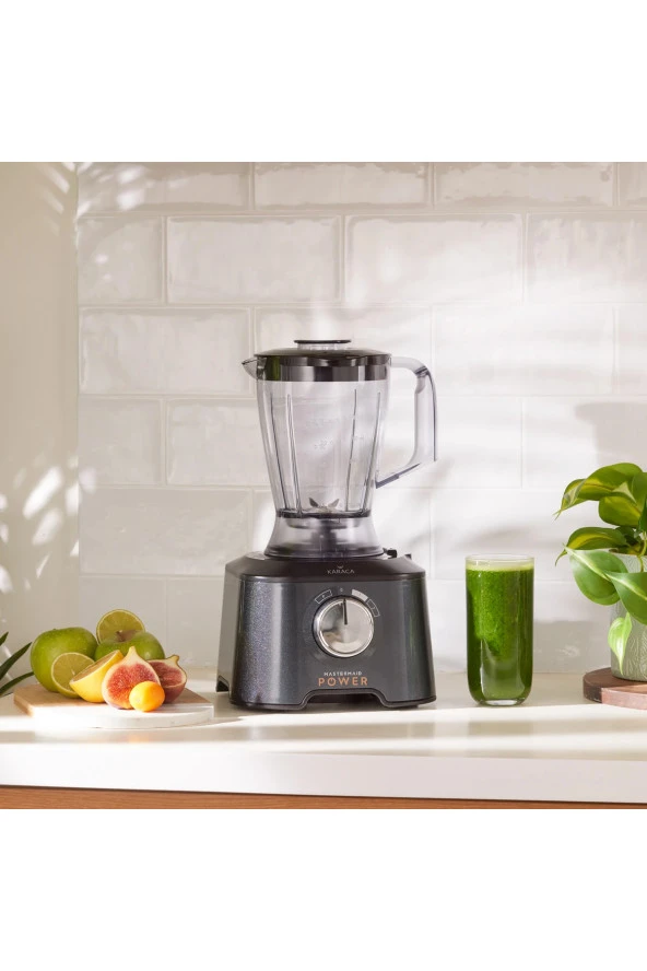 Karaca 2500W Yüksek Performans Mastermaid 11 Ürün 1 arada Çift katlı, 4 kanatlı doğrayıcı Mutfak Robotu - 2