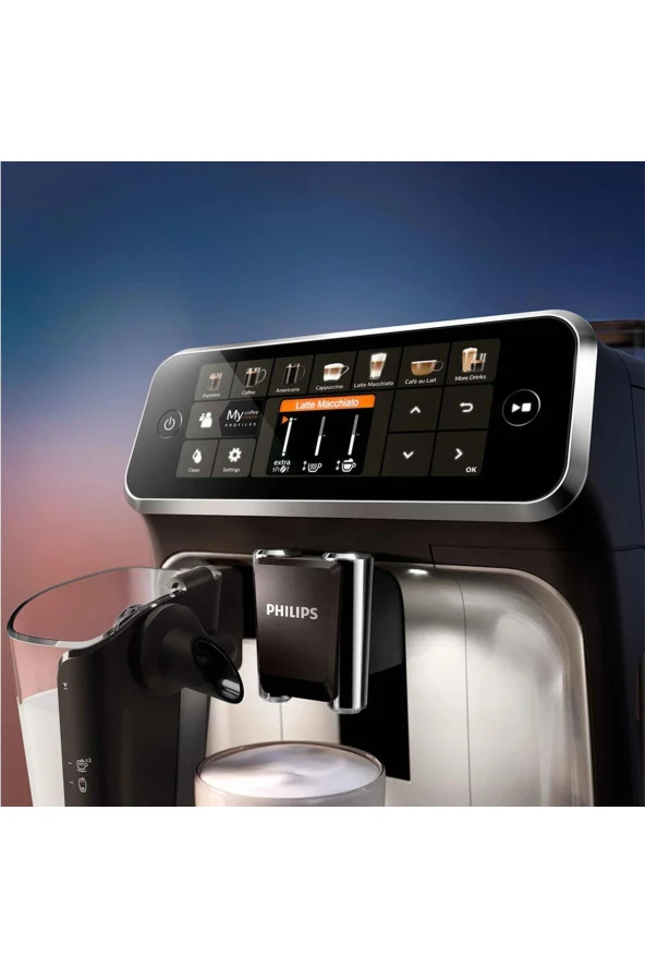 Philips 12 Farklı kahve , AquaClean filtre 5000 seri Tam Otomatik Espresso Makinesi Siyah - 3