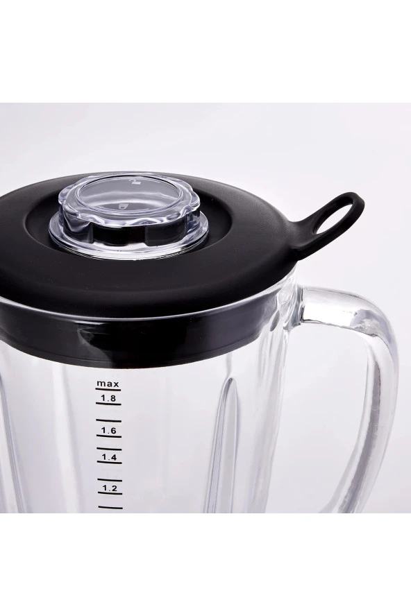 Karaca 9 Hız kademeli Buz Kırıcı Inox Cam Hazneli Power Smoothie Blender 1,8 LT 1800W - 2