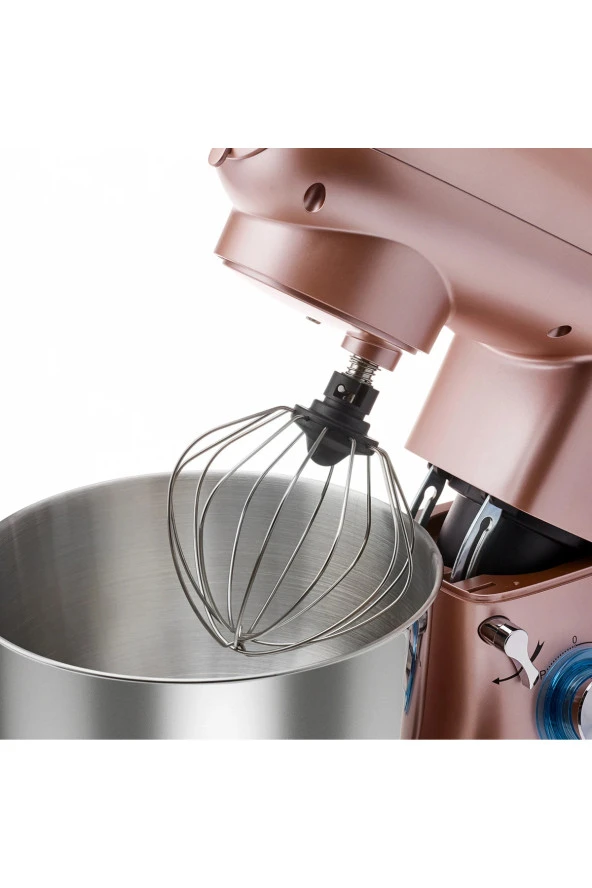 Karaca Chef Pro Çift Kollu 5 lt 6 Hız Kademeli 1500 W Güçlü Motor Hamur Yoğurma & Mutfak Şefi - 3