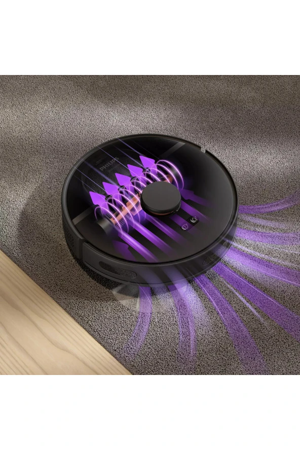 Philips HomeRun Sezgisel kullanım Ultra yüksek emiş gücü 3000 Serisi Yeni Aqua Akıllı Robot Süpürge - 2