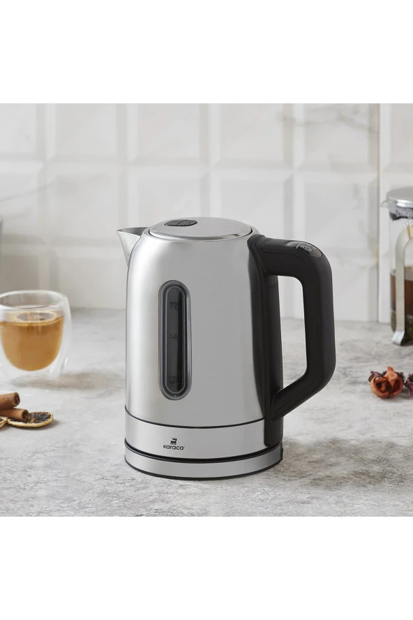 Karaca 5 kademeli sıcaklık modu , Isıya Göre LED Aydınlatma Inox 2200W Su Isıtıcısı