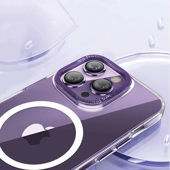 BİKAPAK MAGFIT IPHONE 15 PRO SİYAH KAPAK - Resim 2