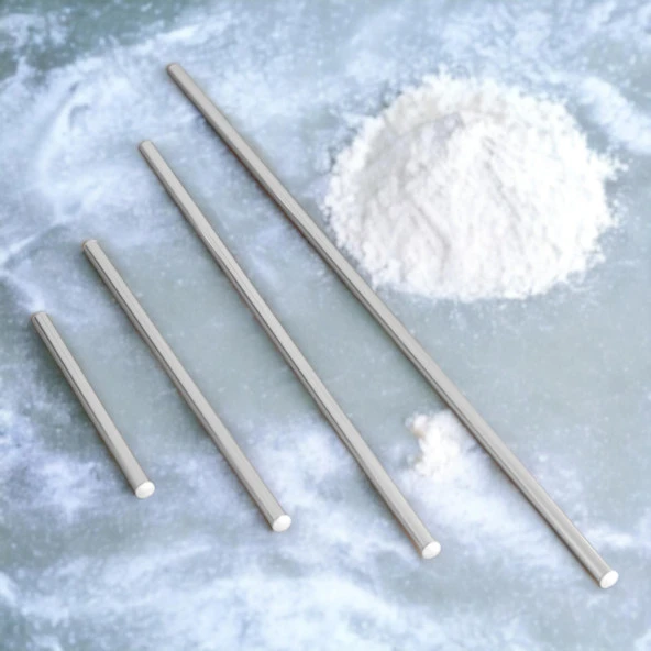 Alüminyum Metal Oklava 4lü Set Hamur Yufka Açma Silindir Uzun Kısa Mutfak Araç Gereçler - 6