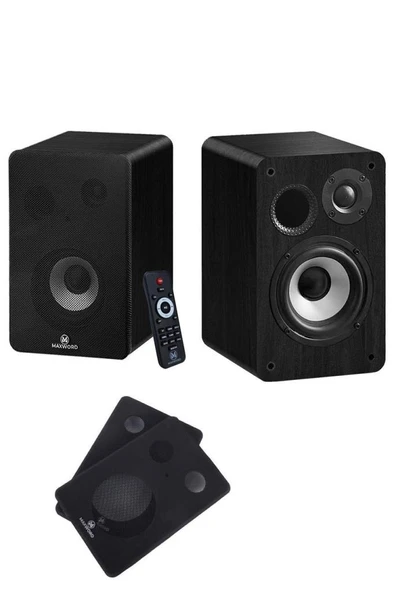 Maxword RM-400BK Aktif Stüdyo Referans Monitörü 4 İNÇ ÇİFT Bluetooth USB 140 Watt ürün görseli 1