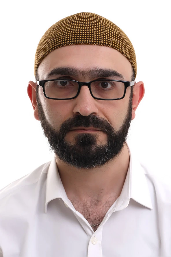 Hardal Kışlık Nokta Desenli Orlon Namaz Takkesi - Resim 7