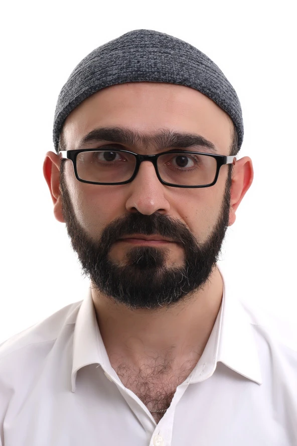 Füme Katlamalı Sade Desen Kışlık Kadife Takke Şapka - Resim 7