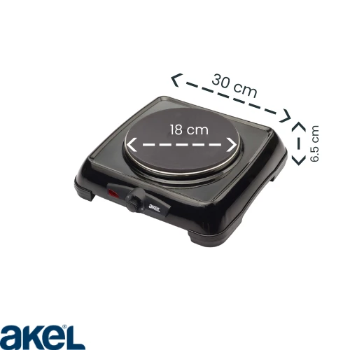 AKEL AP516-SİYAH ORTA BOY TEKLİ PLATE - 3