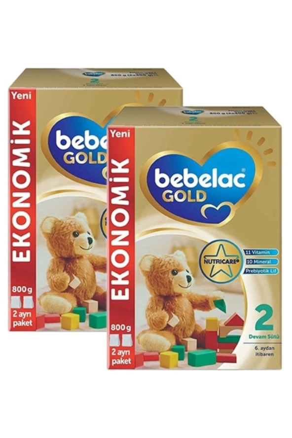 Bebelac Gold 2 800 Gram 2 Kutu SKT: 4/2025