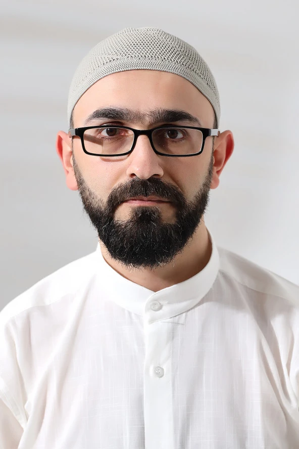 Taş Dantel Detaylı Örme Gold Namaz Takkesi - 6