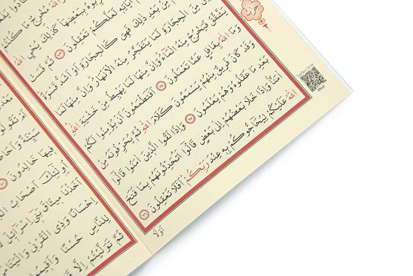 30 Cüz Özel Taşıma Çantalı Hatmi Şerif Orta Boy Kuranı Kerim Yeşil - Resim 6