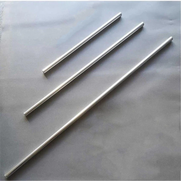 Alüminyum Metal Oklava 3lü Set Börek Hamur Yufka Açma Silindir Yuvarlak Uzun Kısa Mutfak Araç - 8