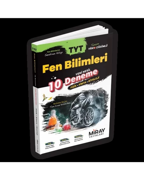 Miray TYT Fen Bilimleri 10 Deneme