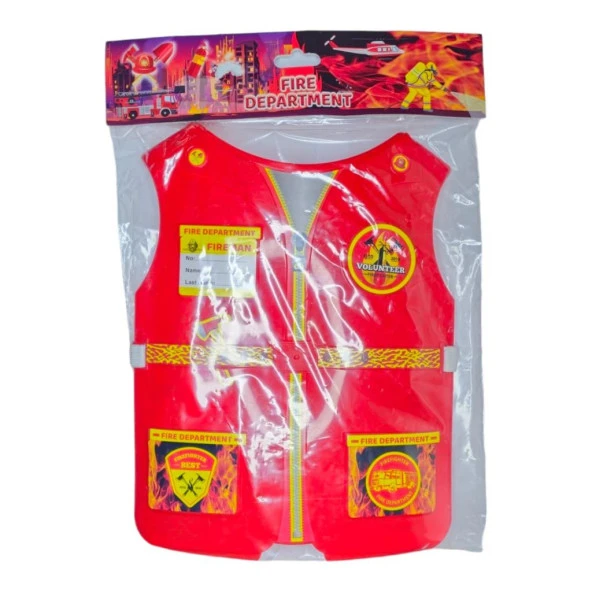 King Toys İtfaiyeci Yeleği ve Aksesuarlar ENG-1108 - 4