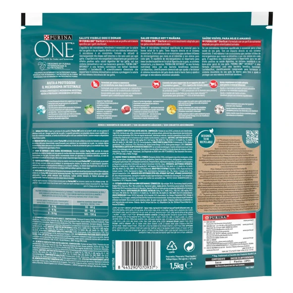 Purina One Sığır Etli Kısırlaştırılmış Yetişkin Kedi Maması 1.5 Kg - Resim 2