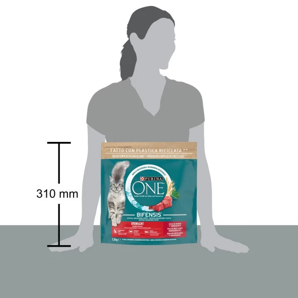 Purina One Sığır Etli Kısırlaştırılmış Yetişkin Kedi Maması 1.5 Kg - Resim 3