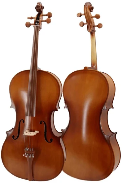 Midex GT-224 Profesyonel Üst Kalite Masif Ağaç Çello Viyolonsel - Resim 3