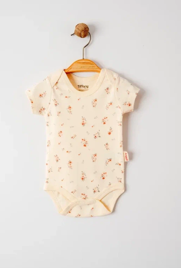 uğurböceğiçocuk Tiffany Clove Organik Theme Yarım Kol Badi 22008 - 2