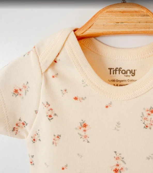 uğurböceğiçocuk Tiffany Clove Organik Theme Yarım Kol Badi 22008 - 5