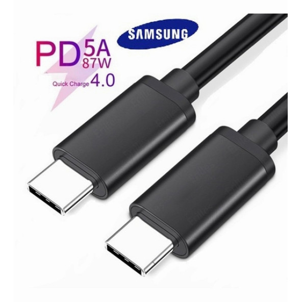 Day Samsung Galaxy Note 20 Orij. EP-TA800XBEGWW 25W Type-C Hızlı Şarj Cihazı Siyah 3A - Resim 7