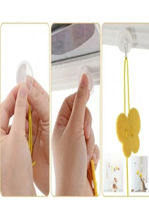 Yıldızhane Elastik Kendinden Yapışkanlı Kedi Oyun Oltası - 5