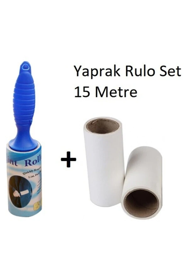 Yıldızhane Evcil Hayvan Tüy Alma Yaprak Rulo 5 Metre 2 Yedekli Set