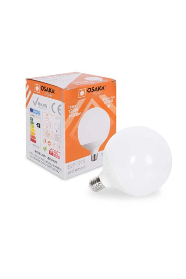 Osaka Light Osaka Led Ampul 18w G125 Beyaz Işık