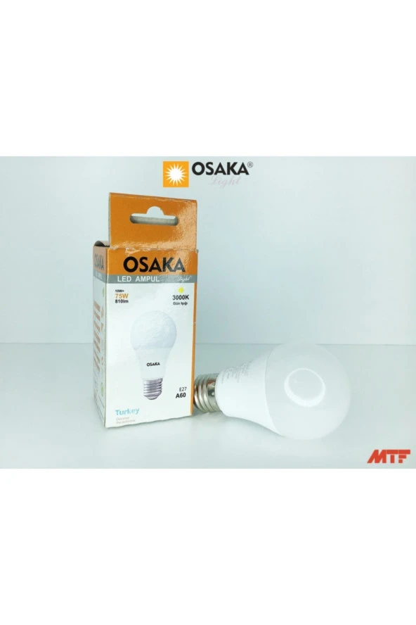 Osaka Light 10w A60 Led Ampul E27 10w-günışğı