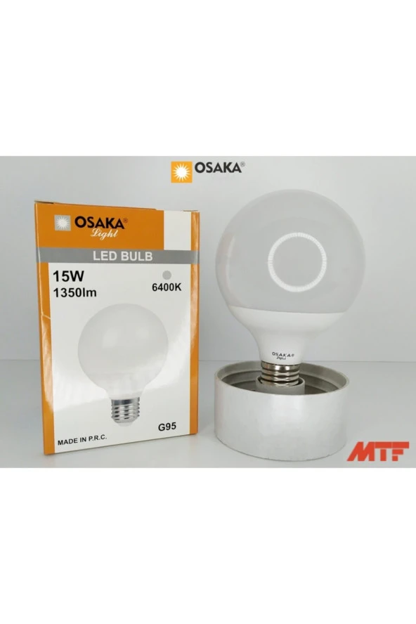 Osaka Light Osaka Lıght G95 15w 1350lm 6400k Led Top Ampul