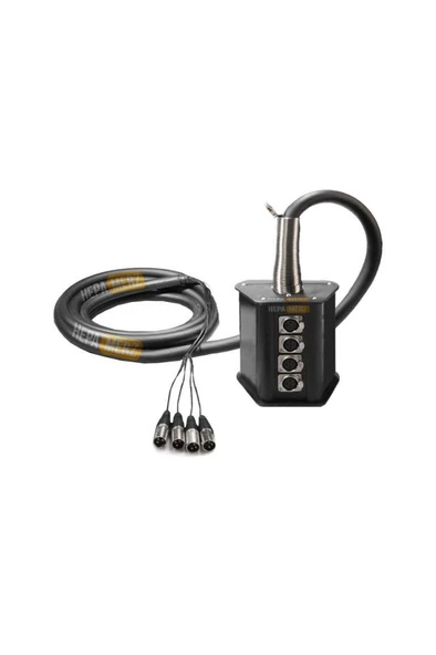 Hepa Merz Stage-4C-10M 4 Kanal 10 Metre Multicore Kablolu Hazır Stage Box ürün görseli 1