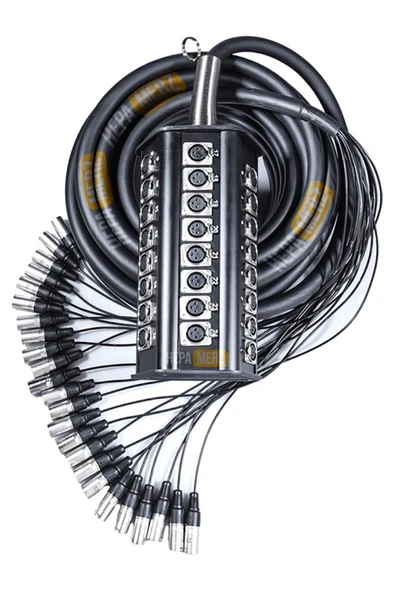 Hepa Merz Stage-24C-10M 24 Kanal 10 Metre Multicore Kablolu Hazır Stage Box - Resim 3