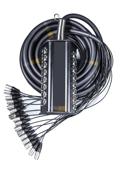 Hepa Merz Stage-16C-10M 16 Kanal 10 Metre Multicore Kablolu Hazır Stage Box - Resim 3