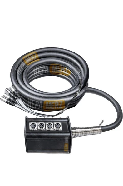 Hepa Merz Stage-4C-10M 4 Kanal 10 Metre Multicore Kablolu Hazır Stage Box - Resim 3