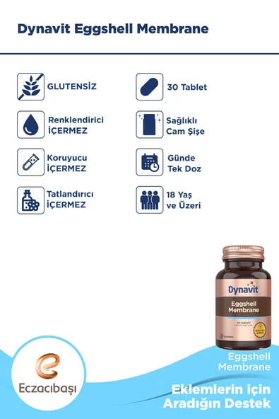 Dynavit Eggshell Membrane 30 Tablet - Resim 5