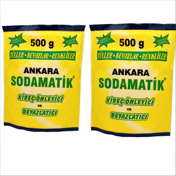 ANKARA SODAMATİK (500 Gr x 2 Adet)