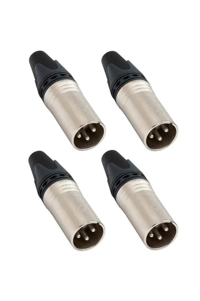 Hepa Merz SFC-M11-4X 3 Pinli XLR Konnektör (4 ADET) ürün görseli 1
