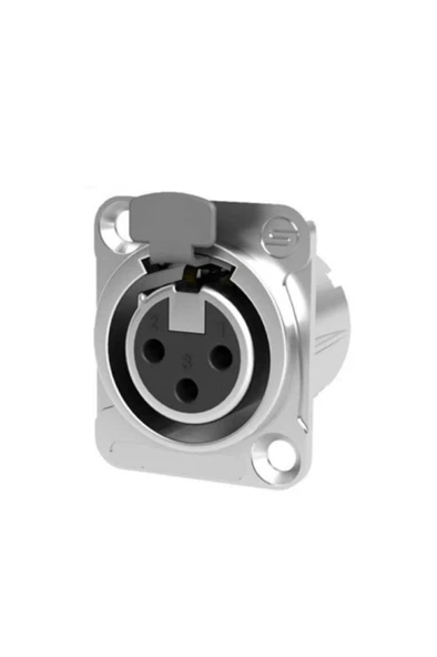 Hepa Merz SFC-SR12 XLR ŞASE Dişi Canon 3 Pinli XLR Şase Konnektör ürün görseli 1