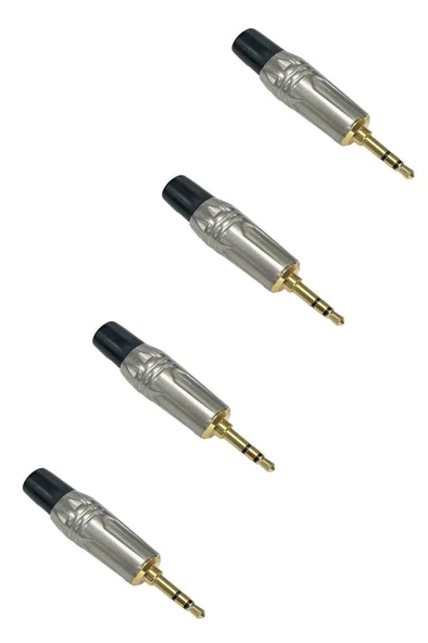 Hepa Merz SFC-S35-4X 3.5MM Altın uçlu Stereo Jack 3.5 mm Stereo Jak (4 ADET) ürün görseli