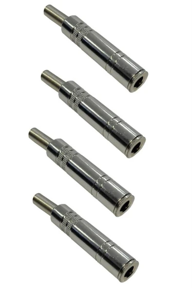 Hepa Merz SFC-FD63-4X Metal 6.35mm Dişi Jack 6.35mm Dişi Uzatma Jak (4 ADET) ürün görseli